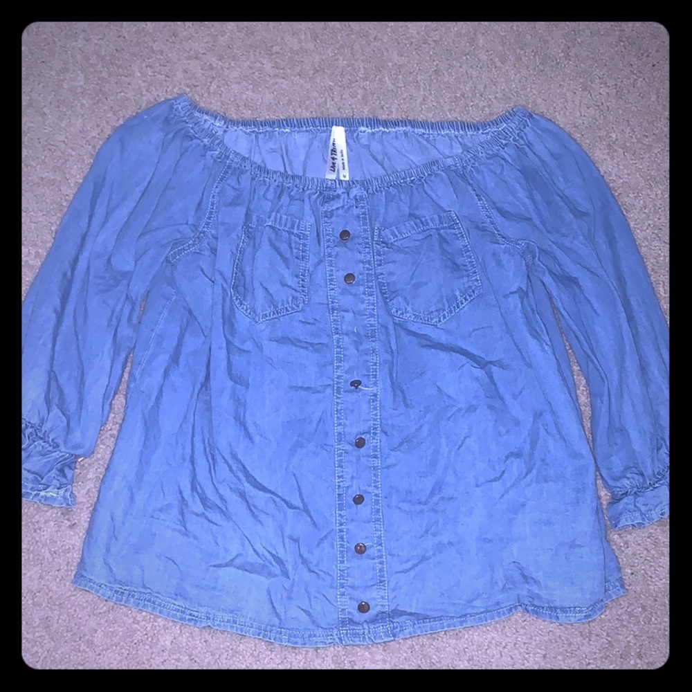 Denim top